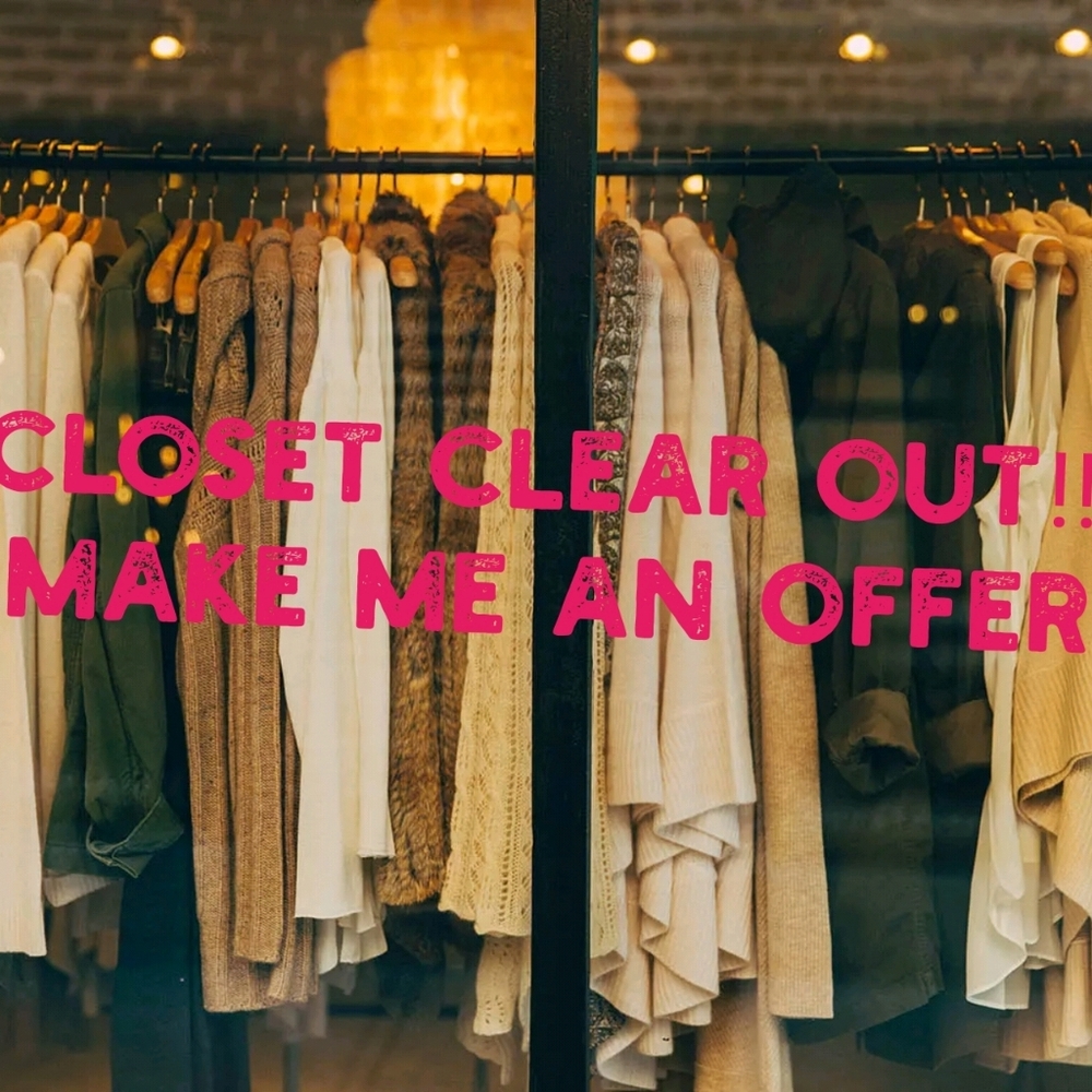 Closet clear out!!